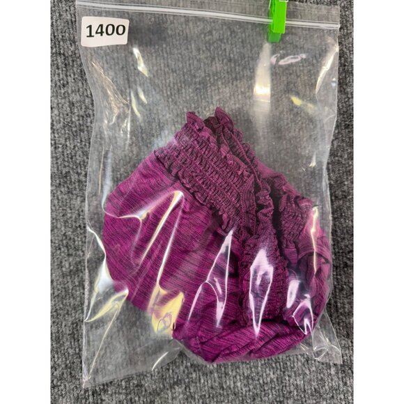 Heart Soul womens size Medium sleeveless blouse with ruffels V-neck and elastic - Picture 14 of 14